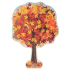 Плакат вырубной "Осенний клён" 60х43 см (комплект 10 шт) - фото 22402523