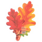 Плакат вырубной "Листья дуба" 25х20 см (комплект 10 шт) - фото 25276151