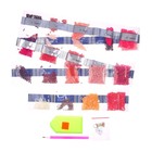 Алмазная мозаика с полным заполнением на подрамнике «Розовые фламинго», 20 × 30 см - Фото 3