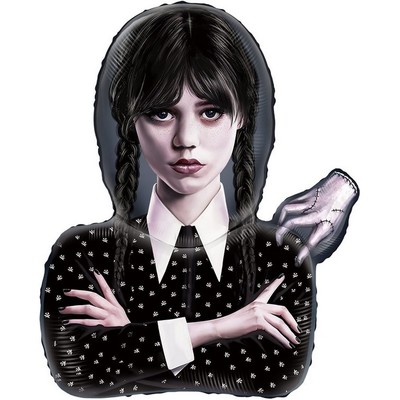 Воздушный шар фольгированный 33" «Уэнсдей», фигура