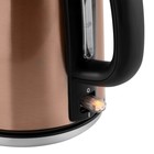 Чайник MAUNFELD MFK-624BZ, металл, 1.7 л, 2200 Вт, коричневый - Фото 4