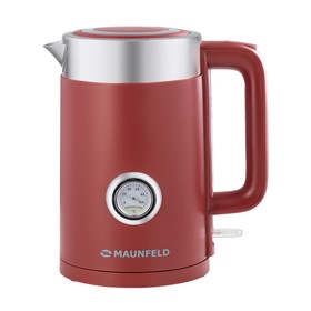 Чайник MAUNFELD MFK-631CH, металл, 1.7 л, 2200 Вт, вишневый