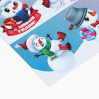 Наклейки бумажные «Снеговички», c раскраской, 11 х 15.5 см, Новый год - Фото 4