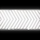 Светоотражающая лента-термонаклейка «Стрелки», 5,5 см, 1 ± 0,1 м, цвет серый - Фото 2