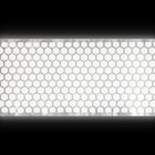 Светоотражающая лента-термонаклейка «Соты», 5 см, 1 ± 0,1 м, цвет серый - Фото 2