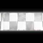 Светоотражающая лента-термонаклейка «Квадраты», 5 см, 1 ± 0,1 м, цвет серый - Фото 2