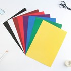 Набор «Для отличной учёбы», цветной картон 8 листов, 8 цветов, плотность 220 г/м односторонний, цветная бумага 8 листов, 8 цветов, двухсторонний, формат А4 - Фото 3