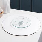 УЦЕНКА Подставка стеклянная для торта вращающаяся Доляна «Тропики», d=32 см ㅤ - Фото 3