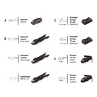 Щётка стеклоочистителя Autoprofi, зимняя, в резиновом кожухе, 4 переходника 24 дюймов, 600 мм 9868 - Фото 4