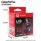 Лампа LED Autoprofi, HB4, 12V / 15W, 6000K, 4000 Lm, в наборе 2 шт - Фото 7