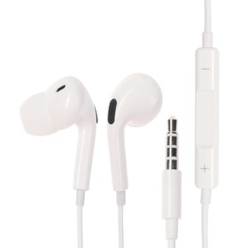 Наушники Red Line Stereo Headset SP18, вкладыши, микрофон, 19 Ом, 3.5 mm, 1.2 м, белые