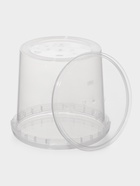 Ведро одноразовое с крышкой, пластик, 2 л, d=17.3 см, пищевое, прозрачное - Фото 4