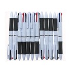 Ручка шариковая многоцветная, автоматическая, 3 цвета, стержень 0.8 мм, с резиновым держателем - Фото 5