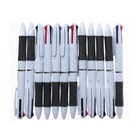 Ручка шариковая, автоматическая, 3-цветная, узел 0.8 мм, резиновый упор - Фото 6