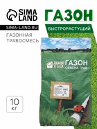 Газонная травосмесь «Экспресс» Зеленый уголок, 10 кг - Фото 1