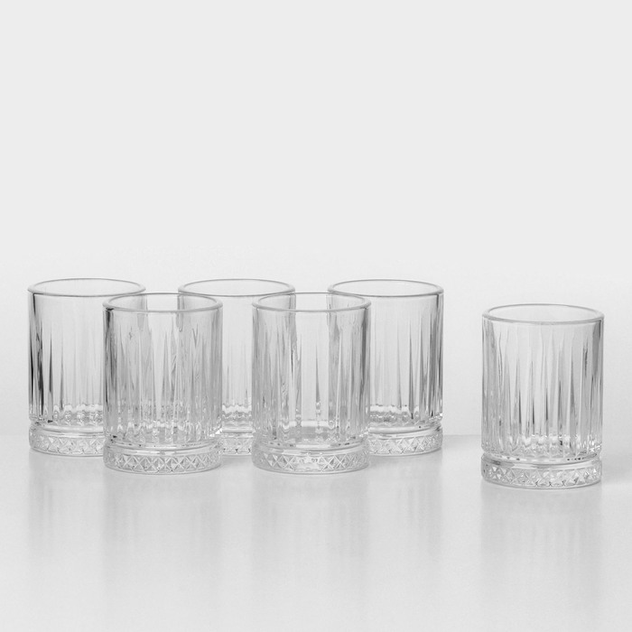 Набор стеклянных стаканов Elysia, 110 мл, 6 шт - Фото 1