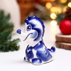 Сувенир "Дракон Кнопка" гжель, 5,7 см (комплект 2 шт) - фото 36061502