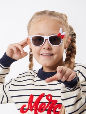 Очки солнцезащитные детские «OneSun. Кролик с бантиком», uv 400