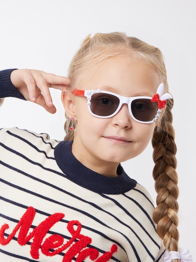 Очки солнцезащитные детские «OneSun. Кролик с бантиком», uv 400