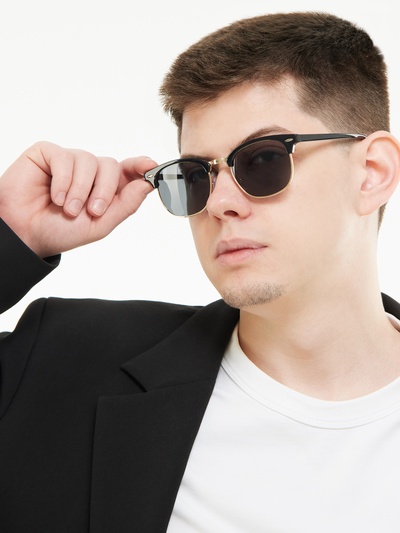 Очки солнцезащитные OneSun, uv 400, дужка 14 см, ширина 14.3 см, линза 4.3×5 см