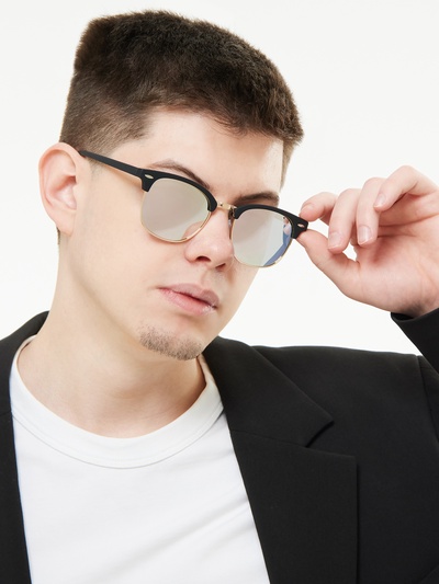 Очки солнцезащитные OneSun, uv 400, дужка 14 см, ширина 14.3 см, линза 4.3×5 см