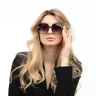 Очки солнцезащитные OneSun, uv 400, дужка 13.5 см, ширина 13.7 см, линза 5.5×6 см - Фото 4