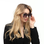 Очки солнцезащитные OneSun, uv 400, дужка 13.5 см, ширина 13.7 см, линза 5.5×6 см - Фото 5