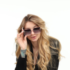 Очки солнцезащитные женские OneSun, uv 400, дужка 13.5 см, ширина 14.3 см, линза 5.3×6 см - Фото 5