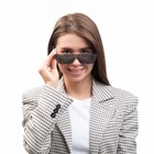 Очки солнцезащитные женские «OneSun. Прямоугольные», uv 400, линза 3.2×5.2 см, прозрачный, серый - Фото 5