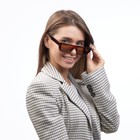 Очки солнцезащитные женские «OneSun. Леопардовый принт», uv 400, линза 3.2×5.2 см, коричневый - Фото 4