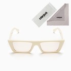 Очки солнцезащитные женские «OneSun. Прямоугольные», uv 400, линза 3.2×5.2 см, белый - Фото 2