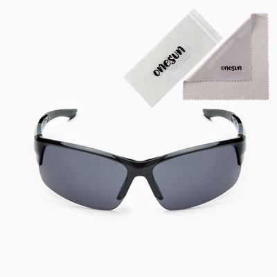 Очки солнцезащитные спортивные OneSun, uv 400, дужка 13 см, ширина 15 см, линза 4×7.2 см