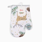 Варежка - прихватка «Доляна. Олени», 26×16 см - Фото 5