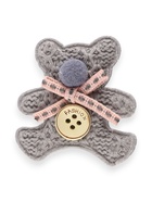 Аппликация «Мишка», 5×4.5 см - Фото 3