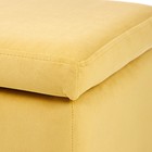 Банкетка с хранением Andres 460, ткань Ultra MUSTARD - фото 24251304