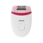 Эпилятор Philips BRE235/00, 2 скорости, 2 насадки, от сети, бело-розовый - фото 2137524