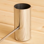 Ковш - черпак для бани и сауны, 200 мл, нержавеющая сталь, деревянная ручка, 70 см - Фото 6