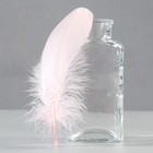 Набор перьев гуся 13-18 см, 20 шт, светло-розовый - фото 109298284