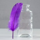 Набор перьев гуся 13-18 см, 20 шт, фиолетовый - фото 10691619