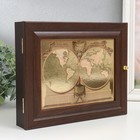 Ключница настенная «Карта», панно, 21×26 см - фото 42642414