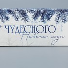 Коробочка для макарун «Чудесного нового года» 18 х 5.5 х 5.5 см (комплект 5 шт) - фото 22404906