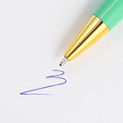 Ручка в подарочном футляре «Лучший учитель», металл, синяя паста, пишущий узел 1 мм - Фото 8