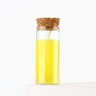 Свеча ароматическая в колбе «Миндаль» аромасвеча, аромат миндаль, высота 8 см - Фото 2