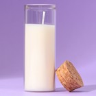 Свеча ароматическая в колбе «Ваниль», аромат ваниль, высота 8 см - Фото 4