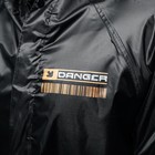 Мужской дождевик-плащ «DANGER», на молнии, размер 50-54, цвет чёрный - фото 9605218