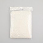 Дождевик взрослый плащ «У природы нет плохой погоды», на кнопках, цвет белый, размер 42-48 - фото 24651171