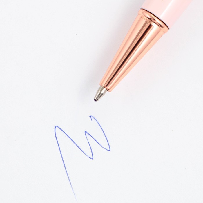Ручка с шейкером «Учитель», синяя паста, металл, 1 мм - фото 1906335414