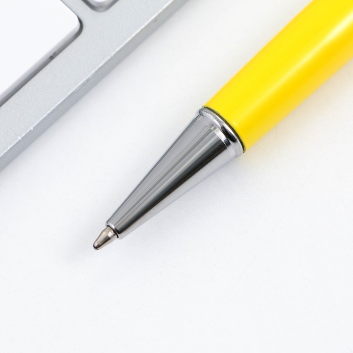 Ручка с шейкером «Дорогому Учителю», синяя паста, металл, 1 мм - фото 1904874247