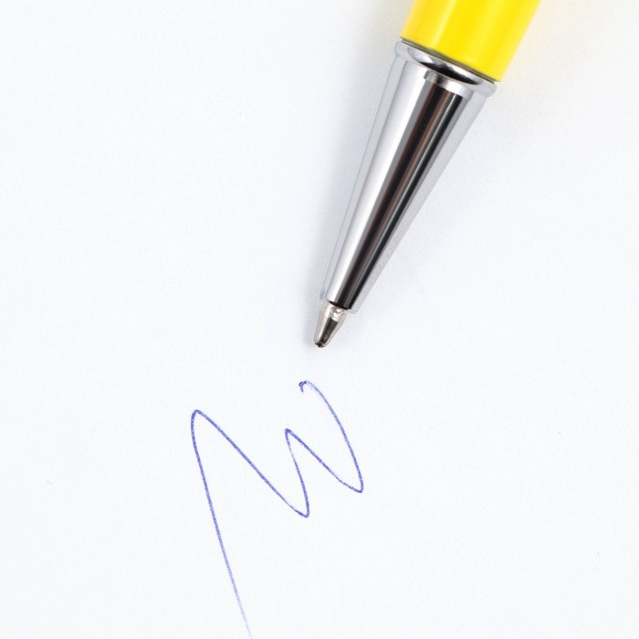 Ручка с шейкером «Дорогому Учителю», синяя паста, металл, 1 мм - фото 1904874248