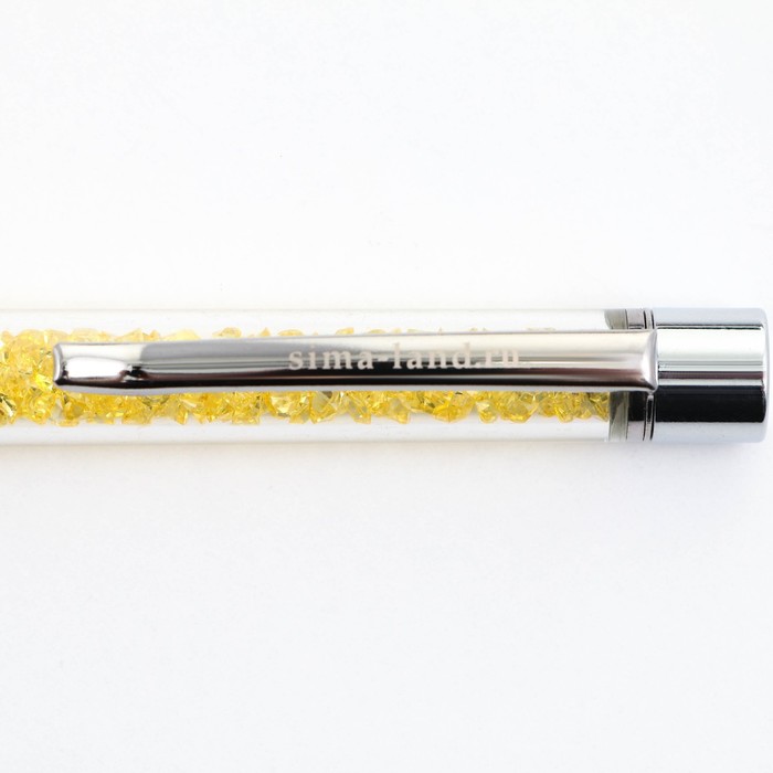 Ручка с шейкером «Дорогому Учителю», синяя паста, металл, 1 мм - фото 1904874249